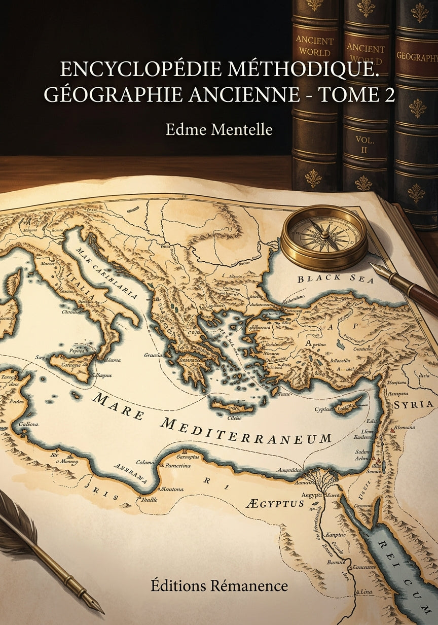 Livre Encyclopédie méthodique. Géographie ancienne - Tome 2 par Edme Mentelle - Couverture - Editions Remanence