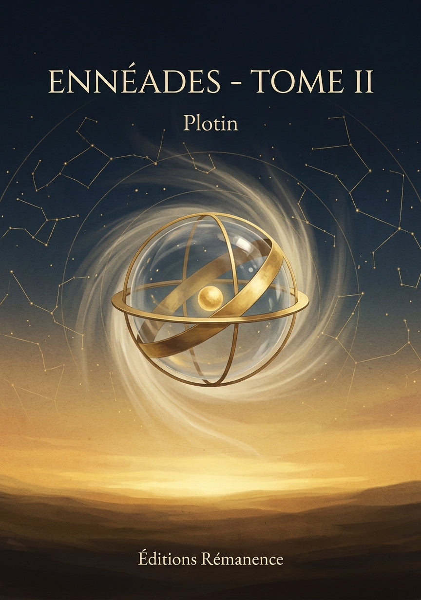 Livre Ennéades - Tome II par Plotin - Couverture - Editions Remanence