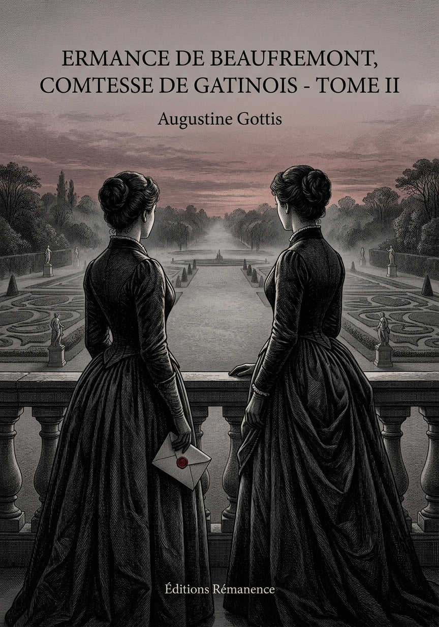 Livre Ermance de Beaufremont, Comtesse de Gatinois - Tome II par Augustine Gottis - Couverture - Editions Remanence
