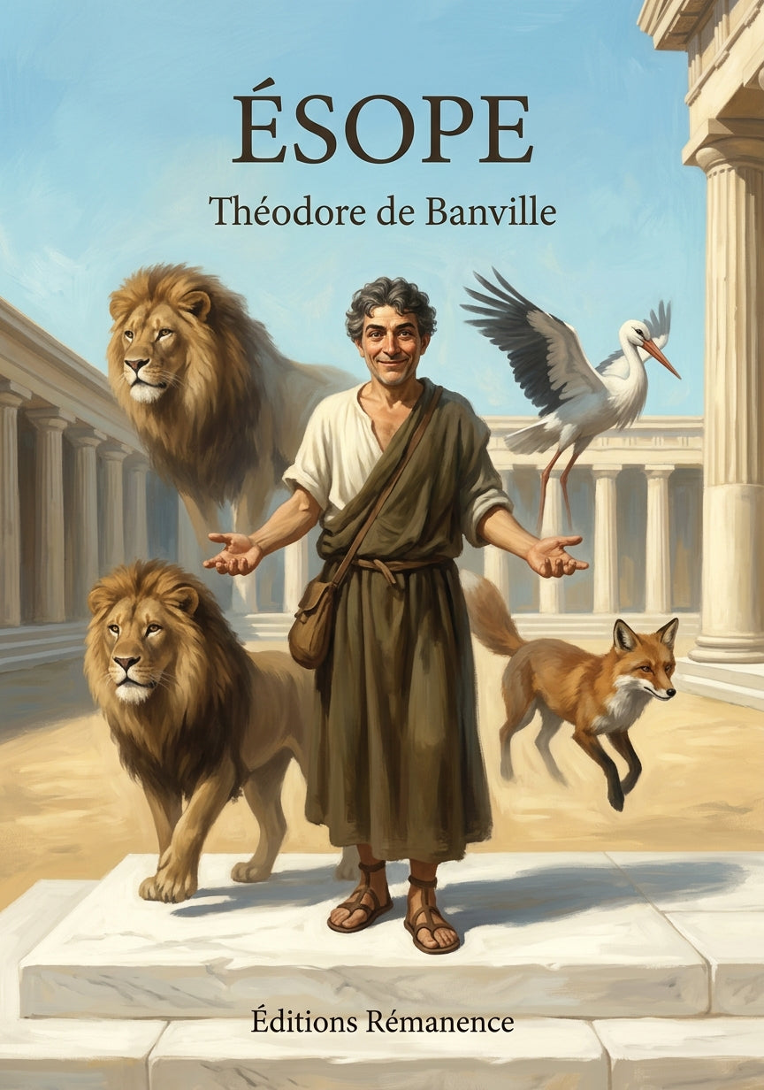 Livre Ésope par Théodore de Banville - Couverture - Editions Remanence