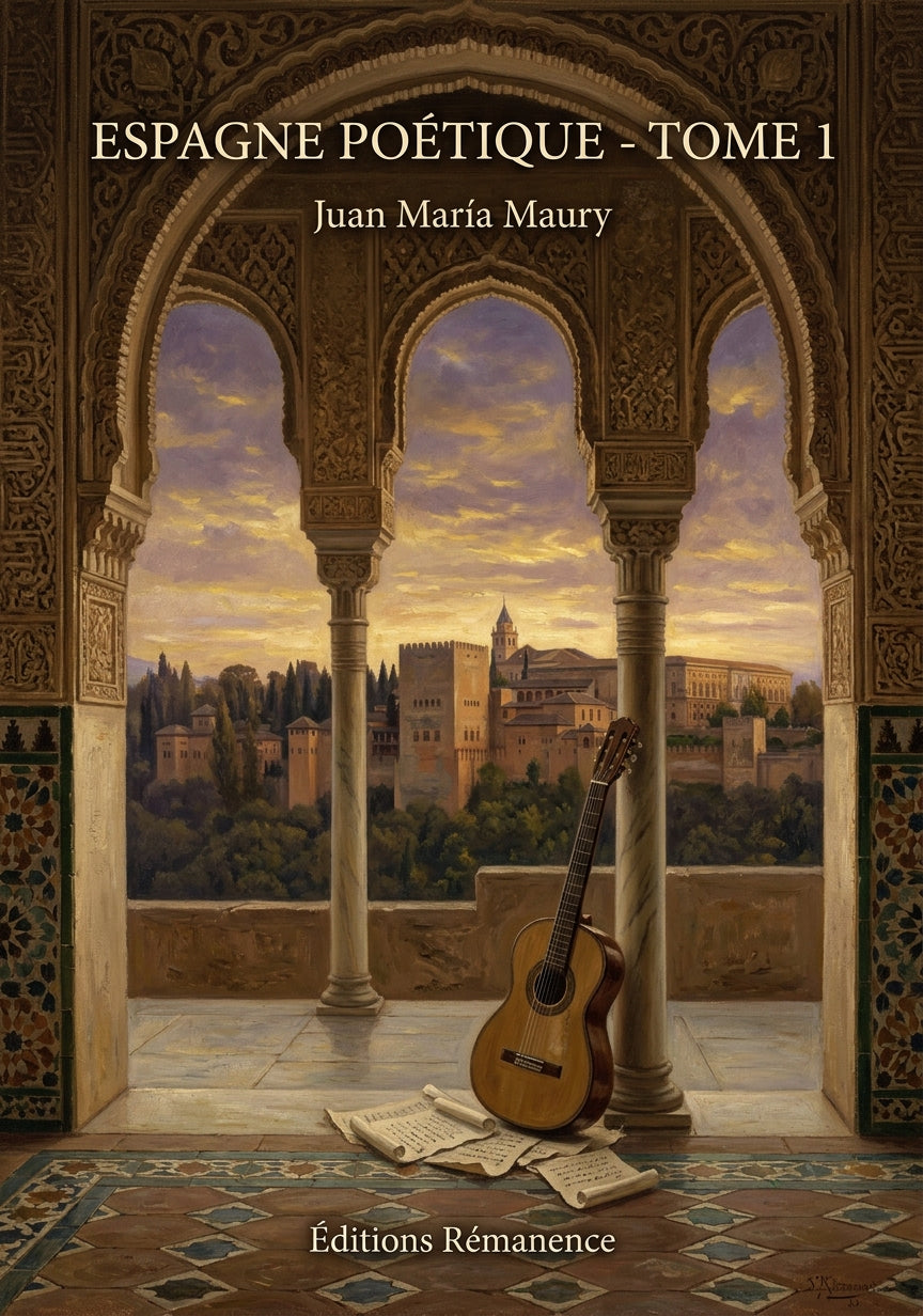 Livre Espagne poétique - Tome 1 par Juan María Maury - Couverture - Editions Remanence