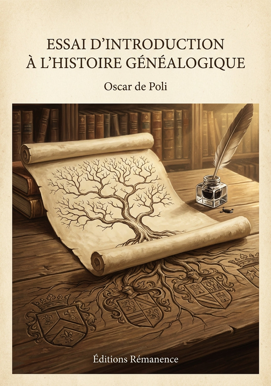 Essai d'Introduction à l'Histoire Généalogique - Oscar de Poli (Couverture)