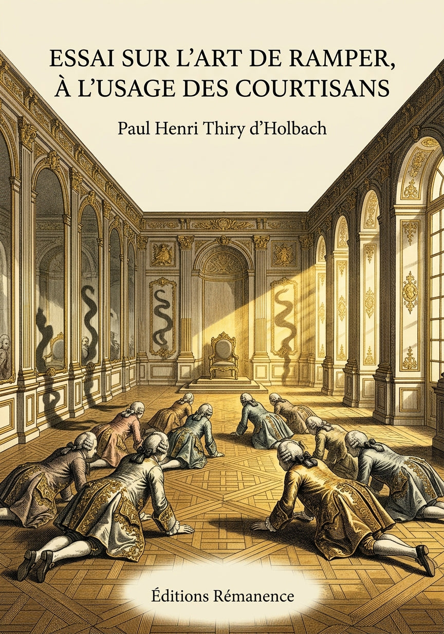Livre Essai sur l’art de ramper, à l’usage des courtisans par Paul Henri Thiry d’Holbach - Couverture - Editions Remanence