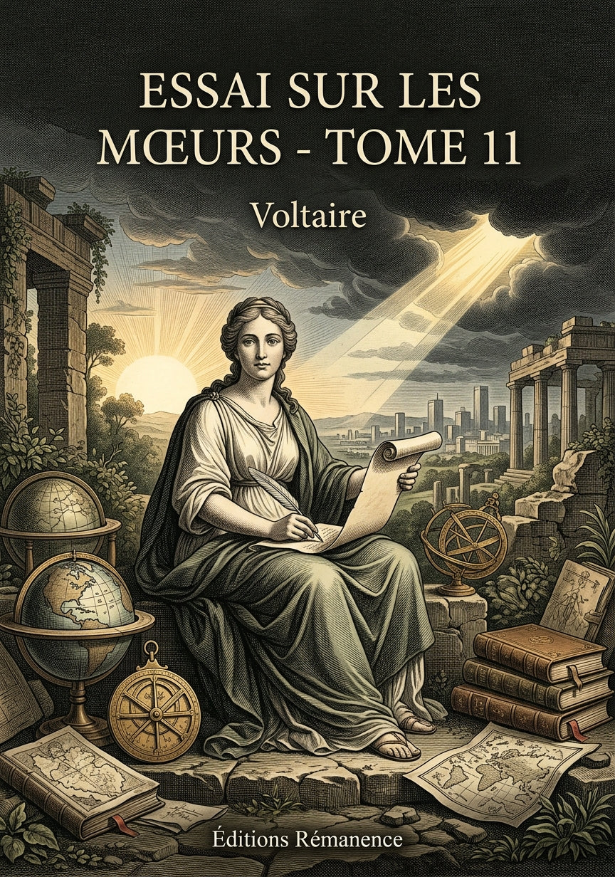 Livre Essai sur les mœurs - Tome 11 par Voltaire - Couverture - Editions Remanence