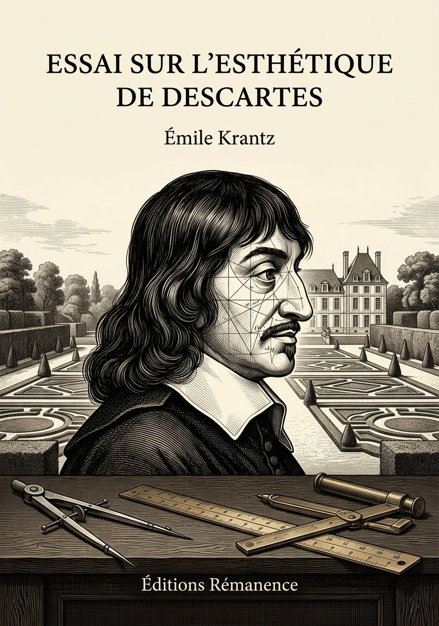 Livre Essai sur l’esthétique de Descartes par Émile Krantz - Couverture - Editions Remanence