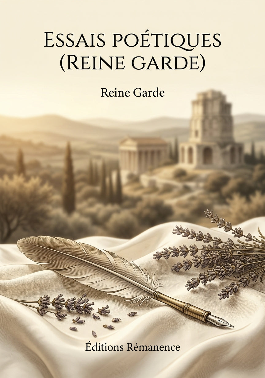 Livre Essais poétiques (Reine Garde) par Reine Garde - Couverture - Editions Remanence