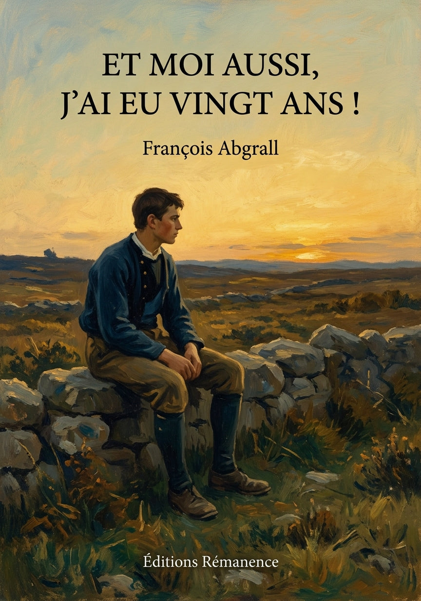 Livre Et moi aussi, j’ai eu vingt ans ! par François Abgrall - Couverture - Editions Remanence
