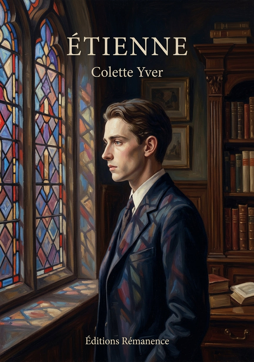 Livre Étienne par Colette Yver - Couverture - Editions Remanence