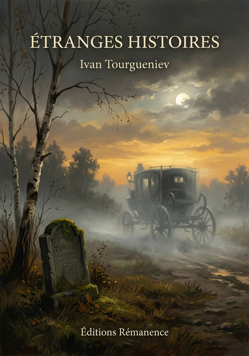 Livre Étranges Histoires par Ivan Tourgueniev - Couverture - Editions Remanence