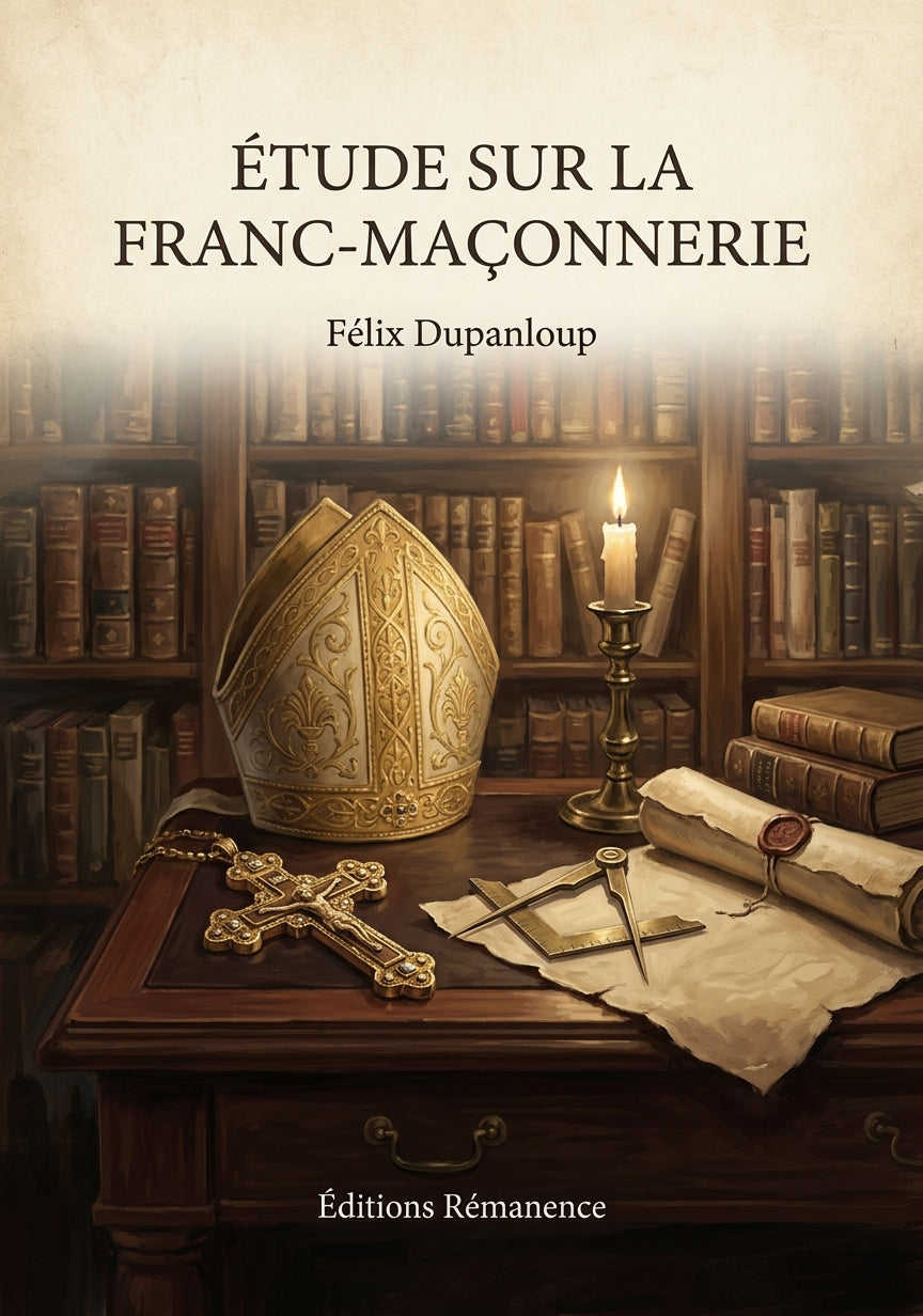 Étude sur la Franc-Maçonnerie - Félix Dupanloup (Couverture)