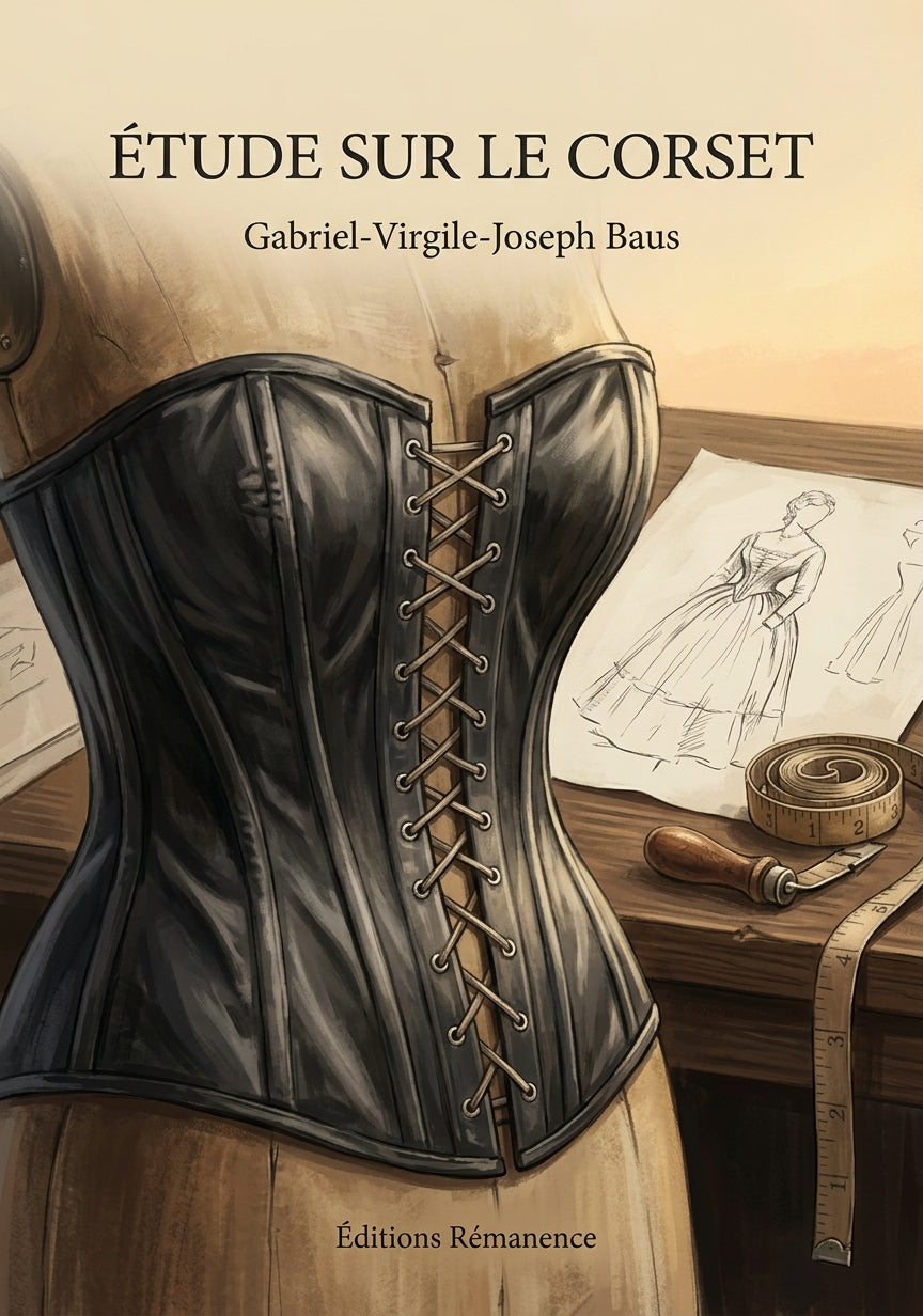 Livre Étude sur le corset par Gabriel-Virgile-Joseph Baus - Couverture - Editions Remanence
