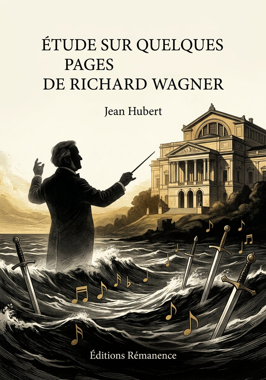 Livre Étude sur quelques pages de Richard Wagner par Jean Hubert - Couverture - Editions Remanence