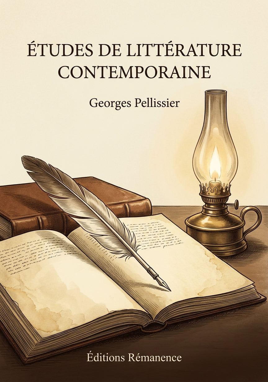 Livre Études de littérature contemporaine par Georges Pellissier - Couverture - Editions Remanence