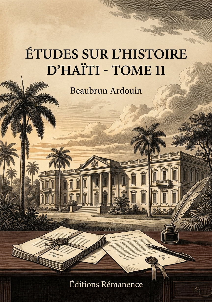 Livre Études sur l’histoire d’Haïti - Tome 11 par Beaubrun Ardouin - Couverture - Editions Remanence