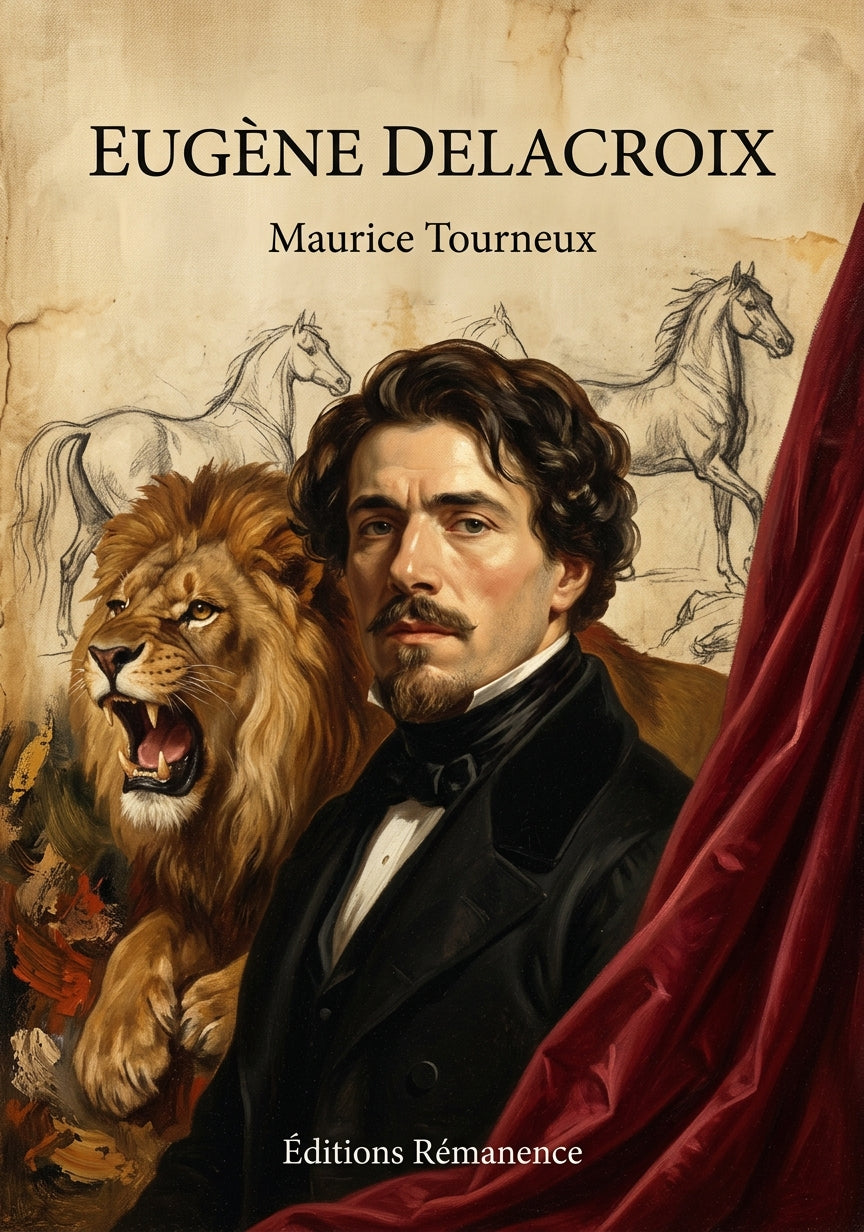 Livre Eugène Delacroix par Maurice Tourneux - Couverture - Editions Remanence