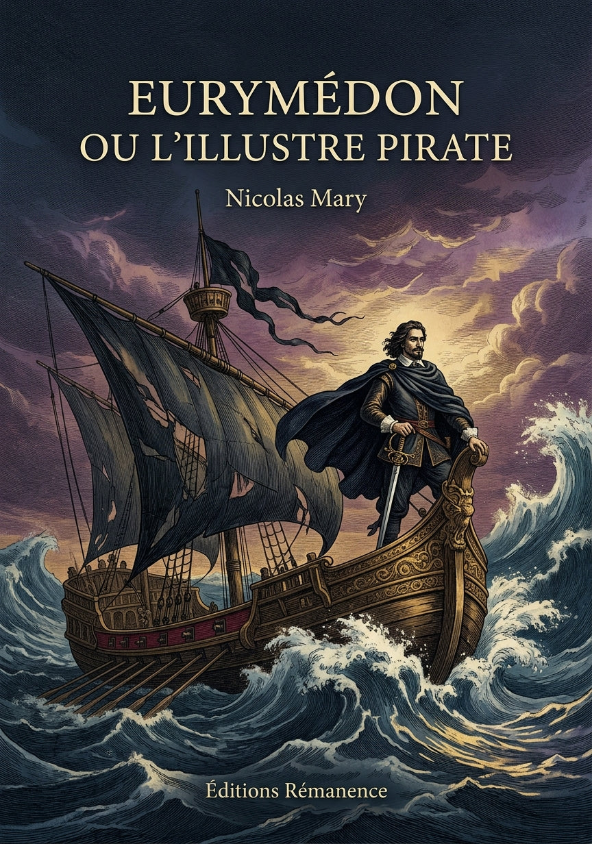Livre Eurymédon ou l’Illustre Pirate par Nicolas Mary - Couverture - Editions Remanence