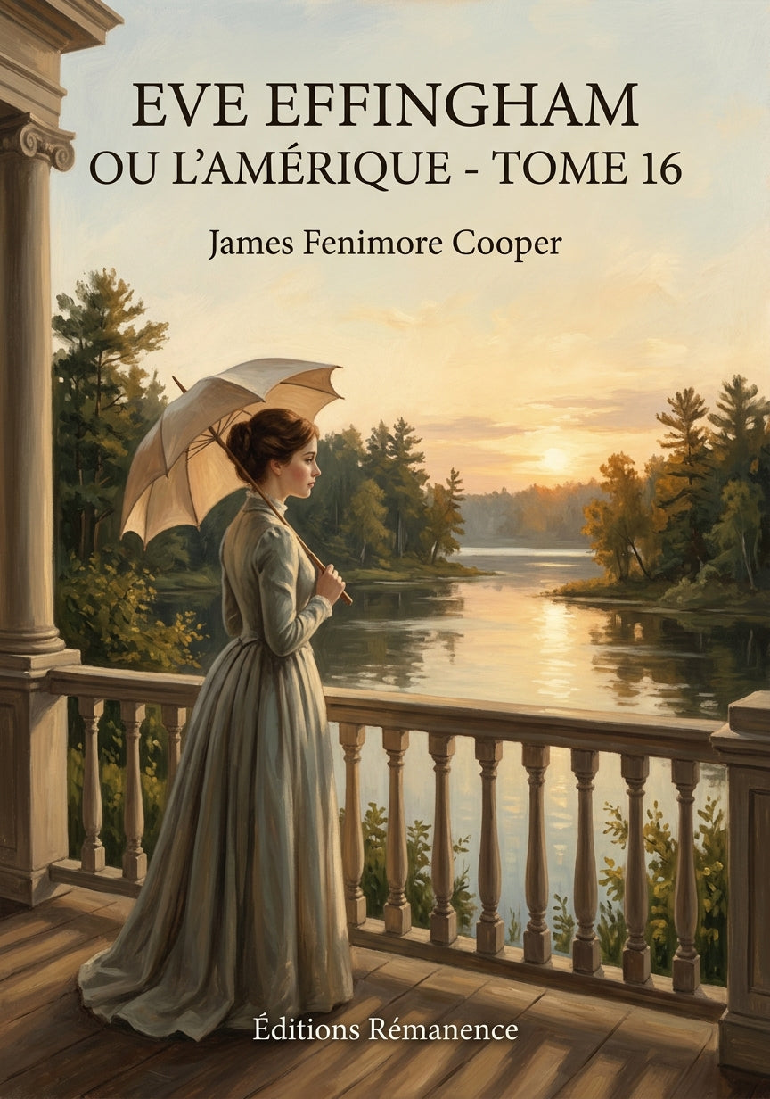 Livre Eve Effingham ou l’Amérique - Tome 16 par James Fenimore Cooper - Couverture - Editions Remanence