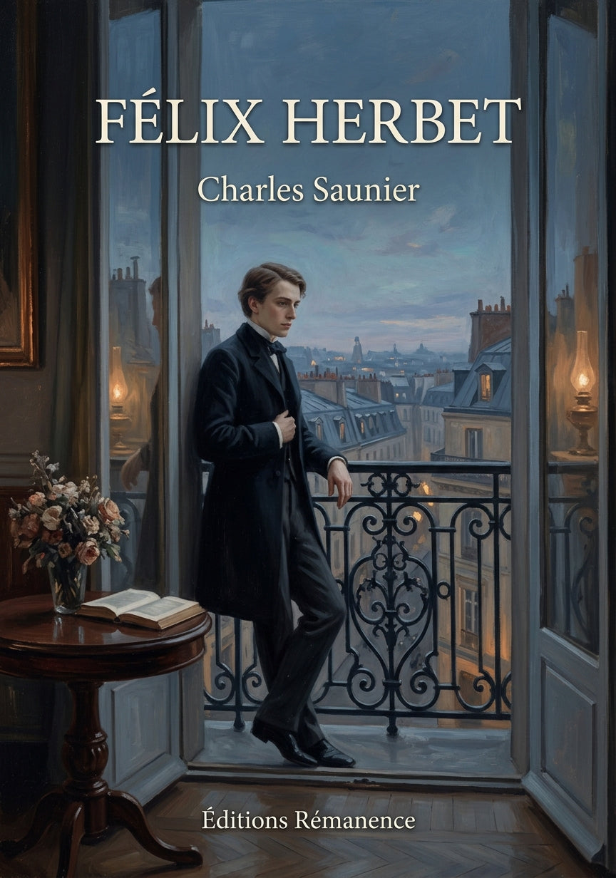 Livre Félix Herbet par Charles Saunier - Couverture - Editions Remanence