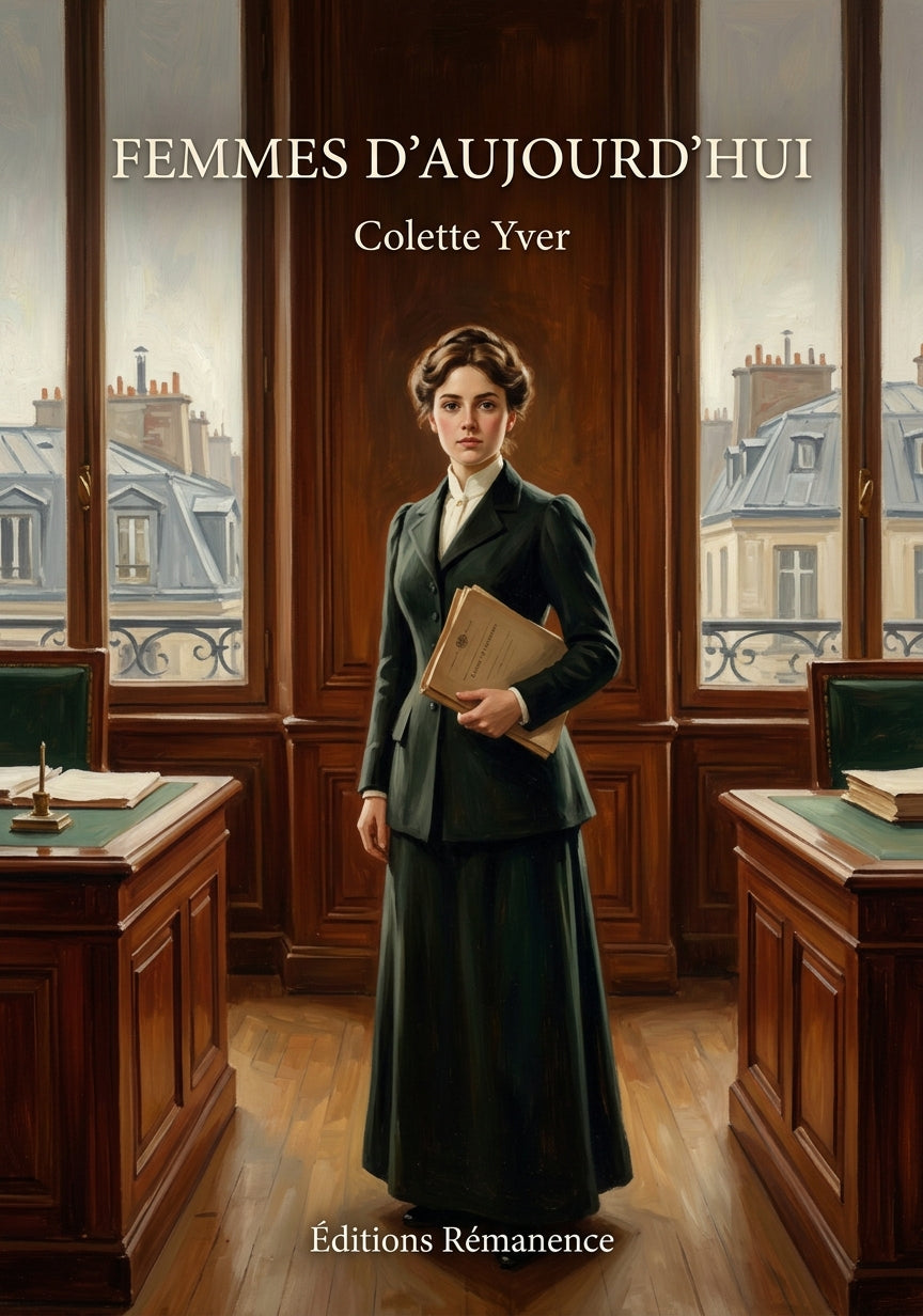 Livre Femmes d’aujourd’hui par Colette Yver - Couverture - Editions Remanence