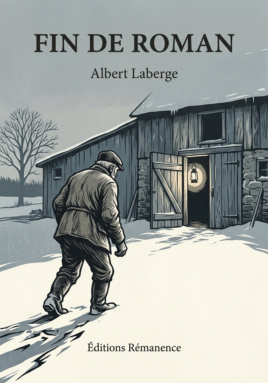 Livre Fin de roman par Albert Laberge - Couverture - Editions Remanence