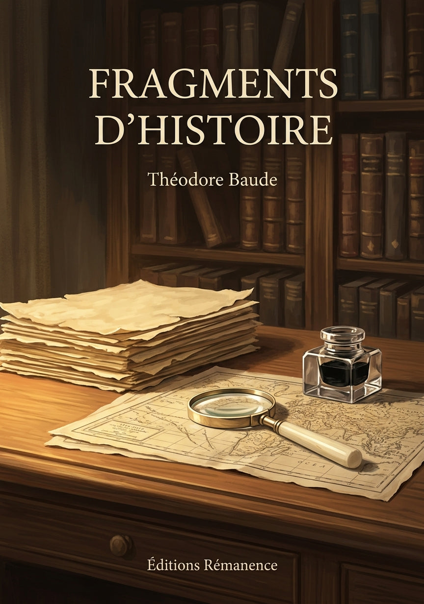 Livre Fragments d’histoire par Théodore Baude - Couverture - Editions Remanence