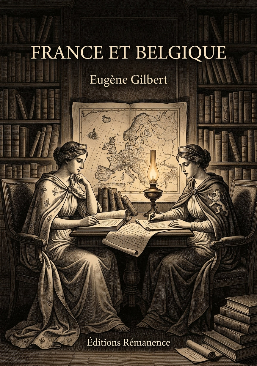 Livre France et Belgique par Eugène Gilbert - Couverture - Editions Remanence