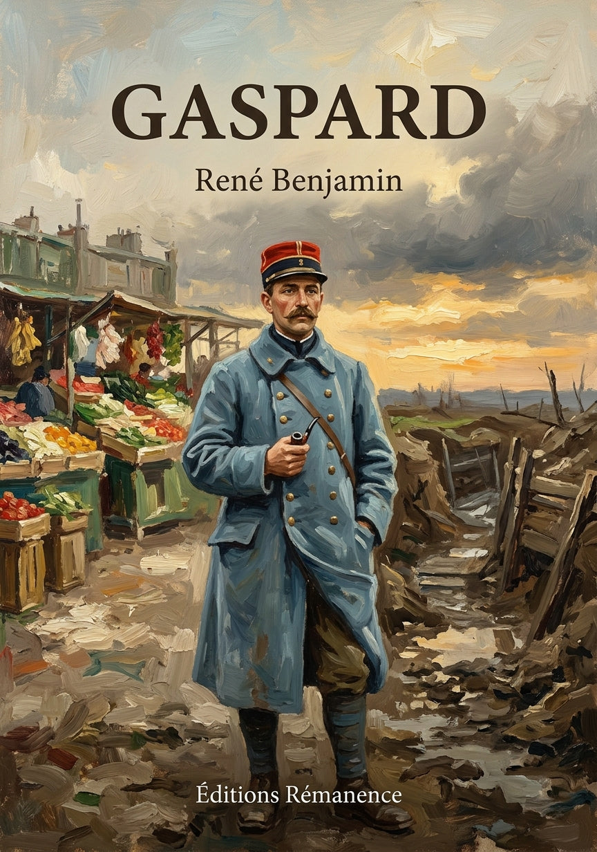 Livre Gaspard par René Benjamin - Couverture - Editions Remanence