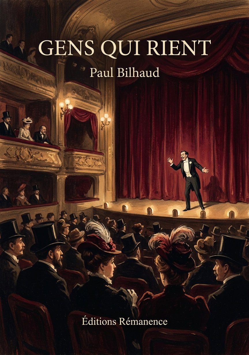 Livre Gens qui rient par Paul Bilhaud - Couverture - Editions Remanence