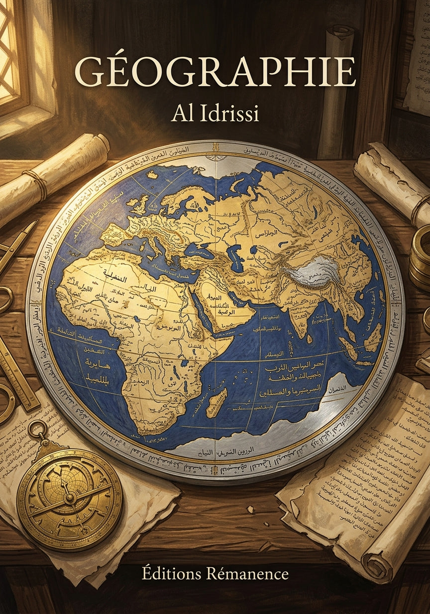 Livre Géographie par Al Idrissi - Couverture - Editions Remanence