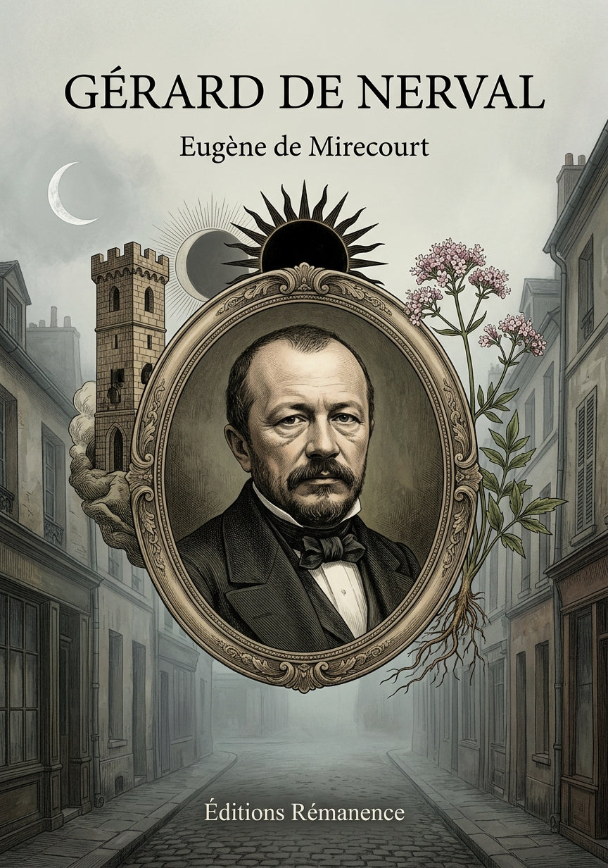 Livre Gérard de Nerval par Eugène de Mirecourt - Couverture - Editions Remanence