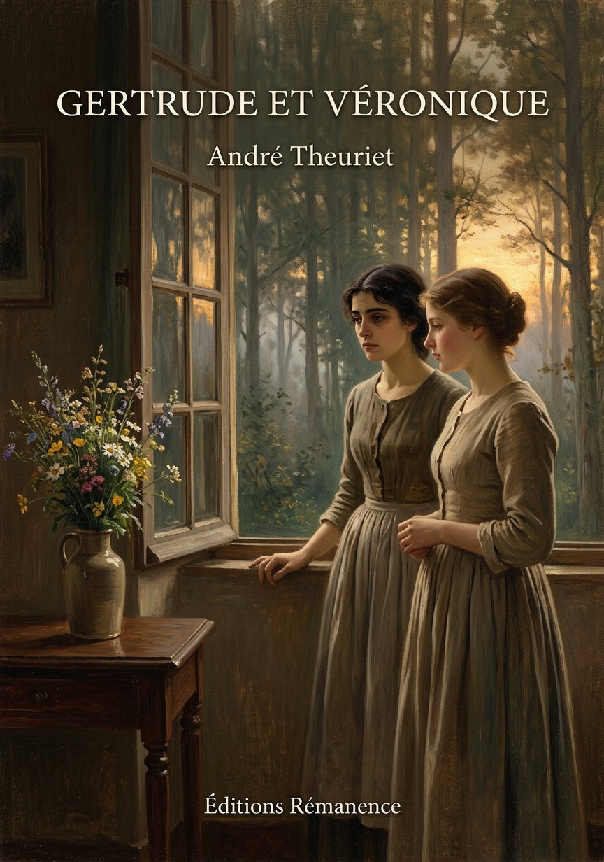 Livre Gertrude et Véronique par André Theuriet - Couverture - Editions Remanence