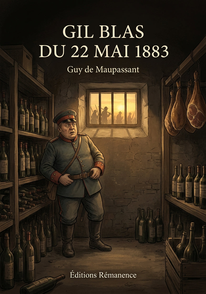 Livre Gil Blas du 22 mai 1883 par Guy de Maupassant - Couverture - Editions Remanence