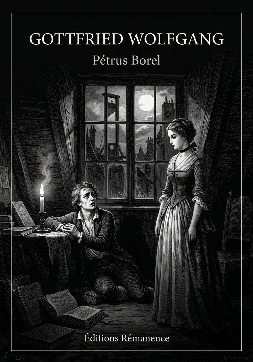 Livre Gottfried Wolfgang par Pétrus Borel - Couverture - Editions Remanence