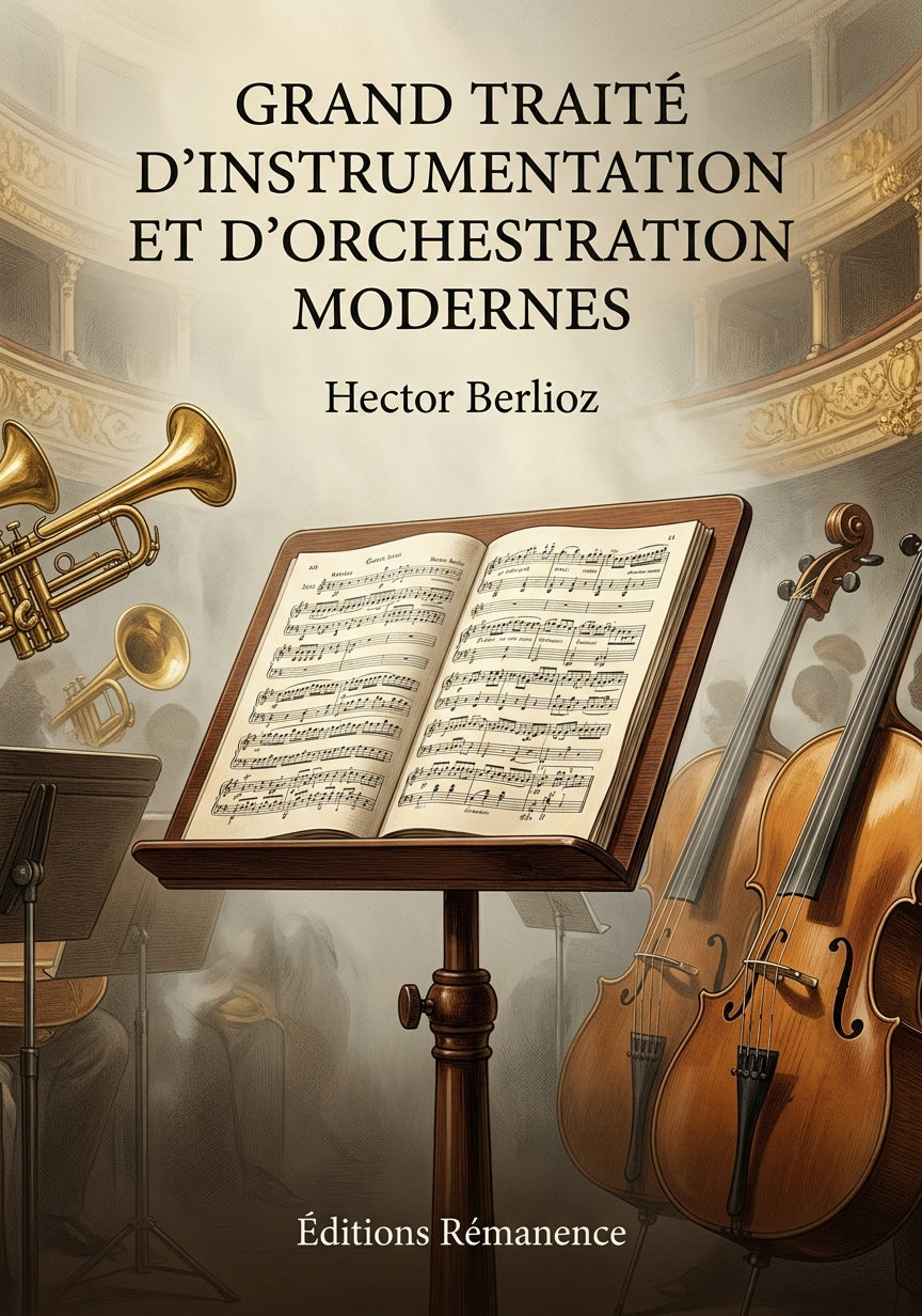 Livre Grand Traité d’instrumentation et d’orchestration modernes par Hector Berlioz - Couverture - Editions Remanence