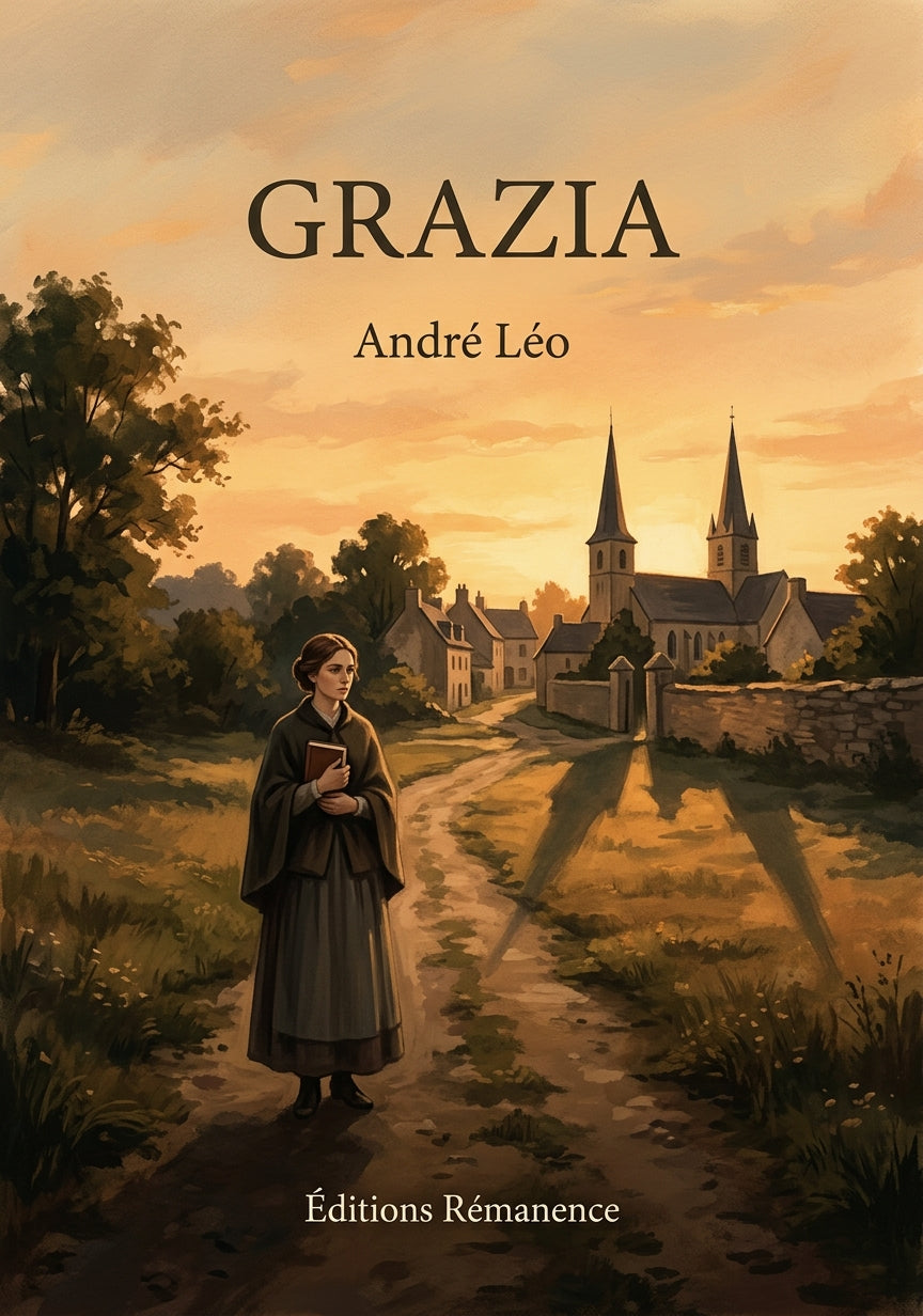Livre Grazia par André Léo - Couverture - Editions Remanence