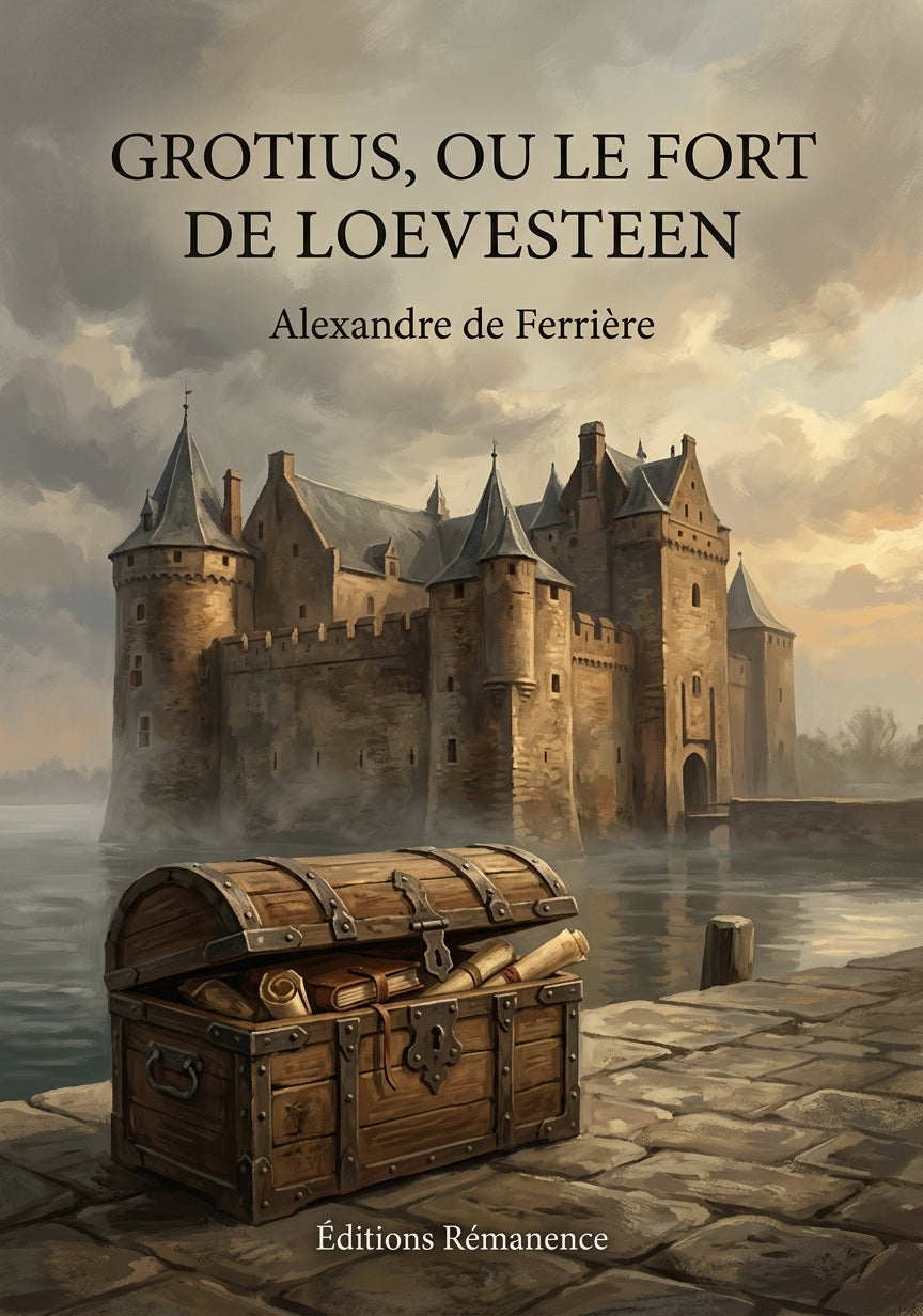 Livre Grotius, ou le Fort de Loevesteen par Alexandre de Ferrière - Couverture - Editions Remanence