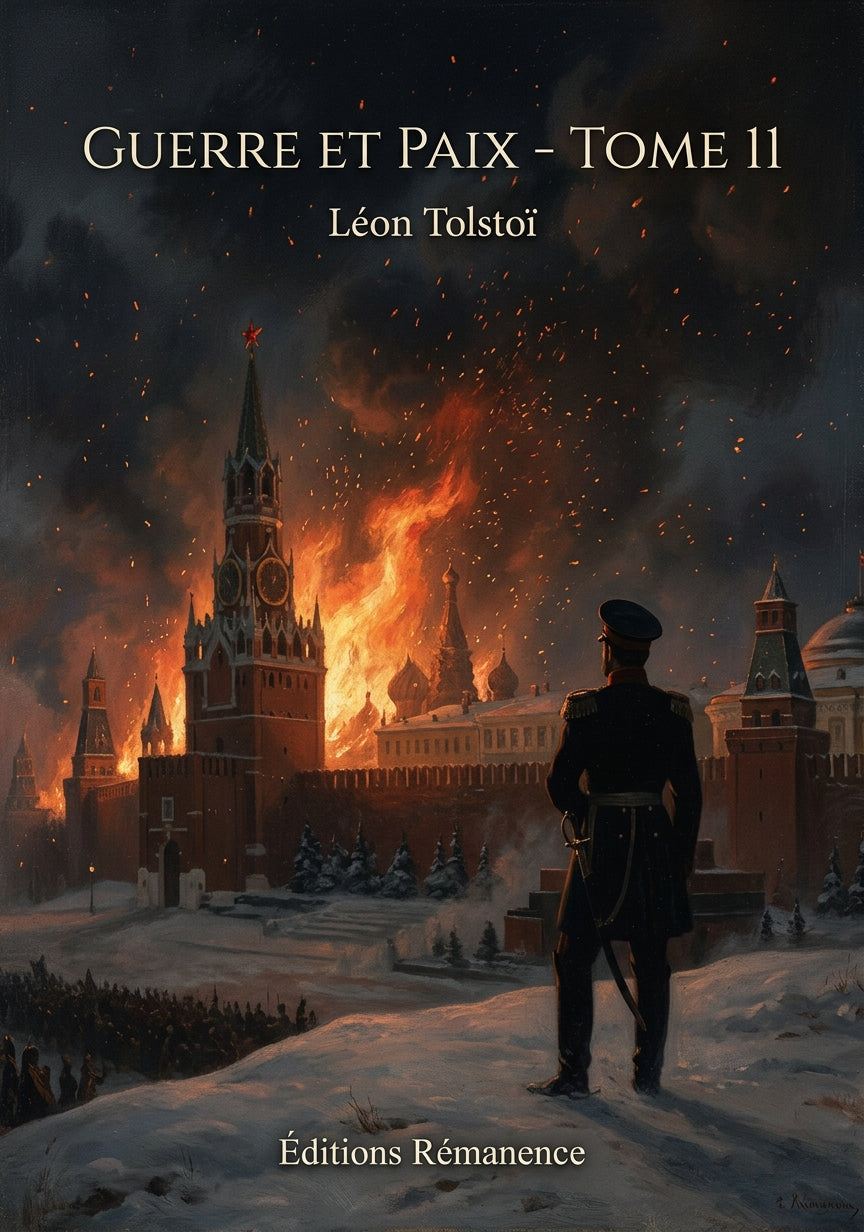 Livre Guerre et Paix - Tome 11 par Léon Tolstoï - Couverture - Editions Remanence