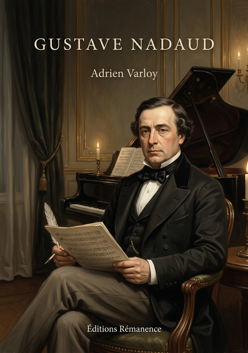 Livre Gustave Nadaud par Adrien Varloy - Couverture - Editions Remanence