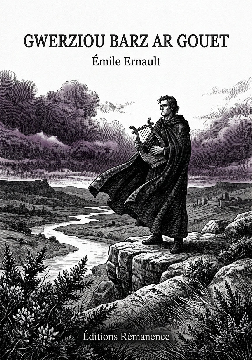 Livre Gwerziou Barz ar Gouet par Émile Ernault - Couverture - Editions Remanence