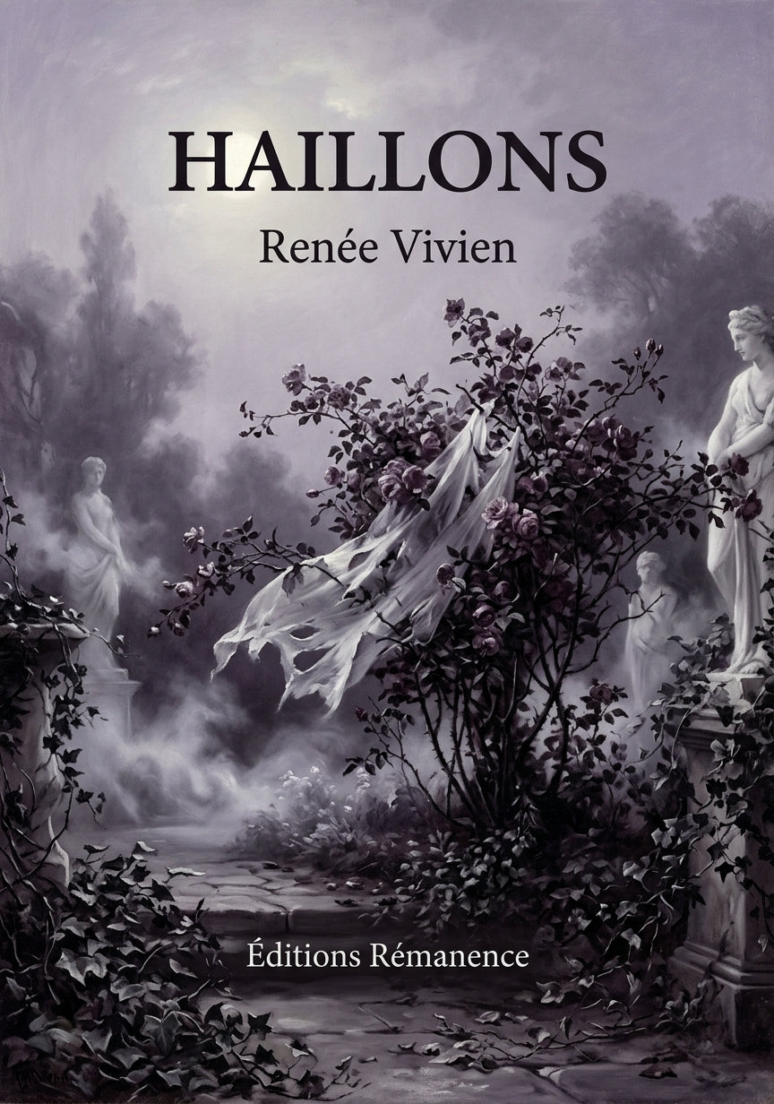Livre Haillons par Renée Vivien - Couverture - Editions Remanence