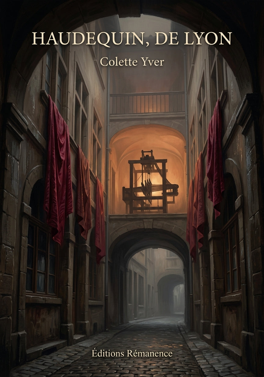 Livre Haudequin, de Lyon par Colette Yver - Couverture - Editions Remanence