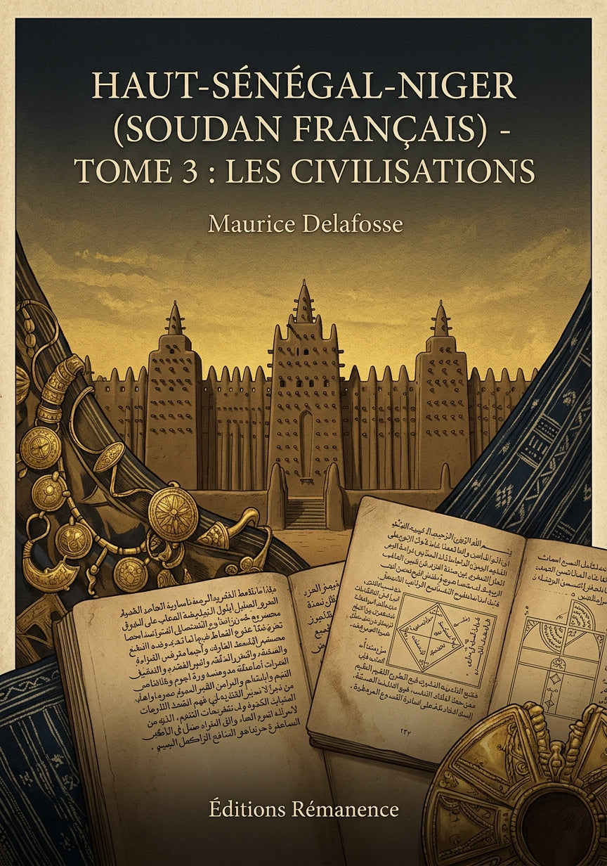 Haut-Sénégal-Niger (Soudan français) - Tome 3 : Les civilisations - Maurice Delafosse (Couverture)