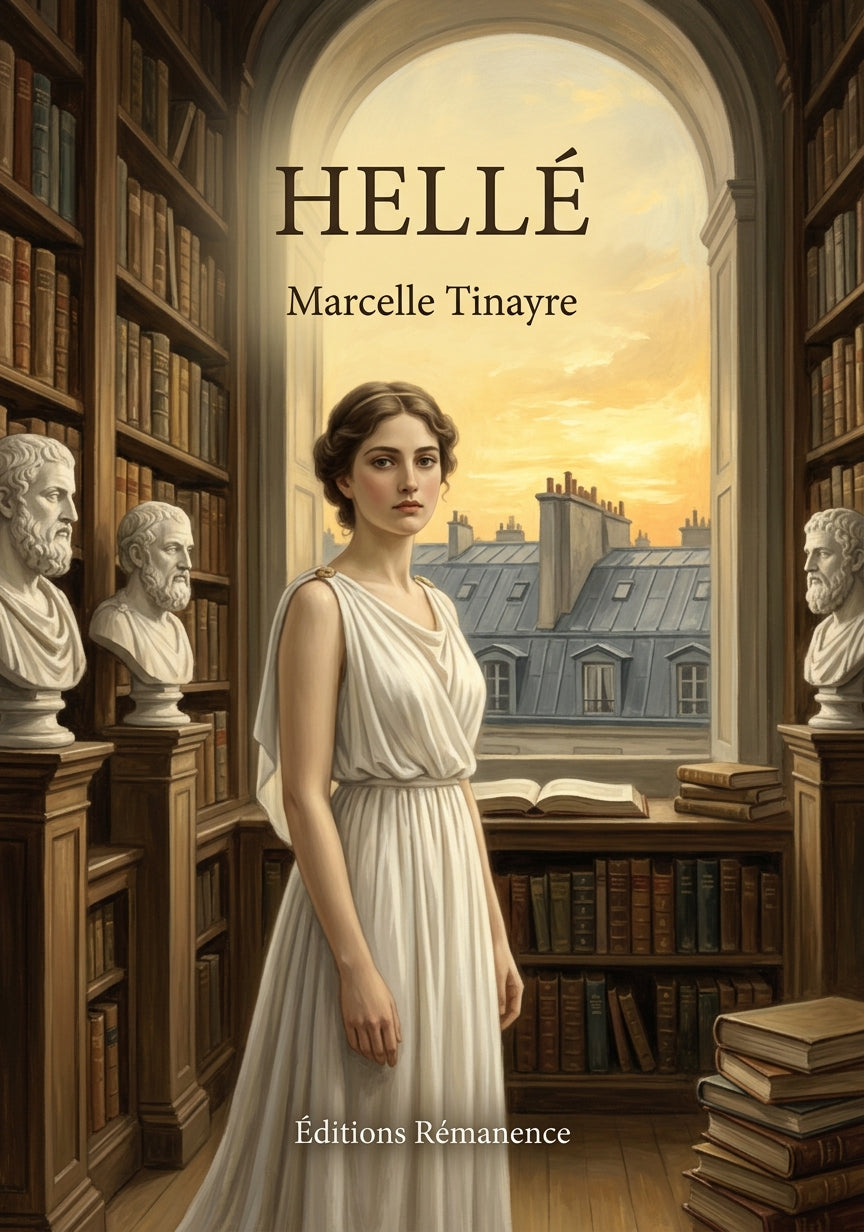Livre Hellé par Marcelle Tinayre - Couverture - Editions Remanence