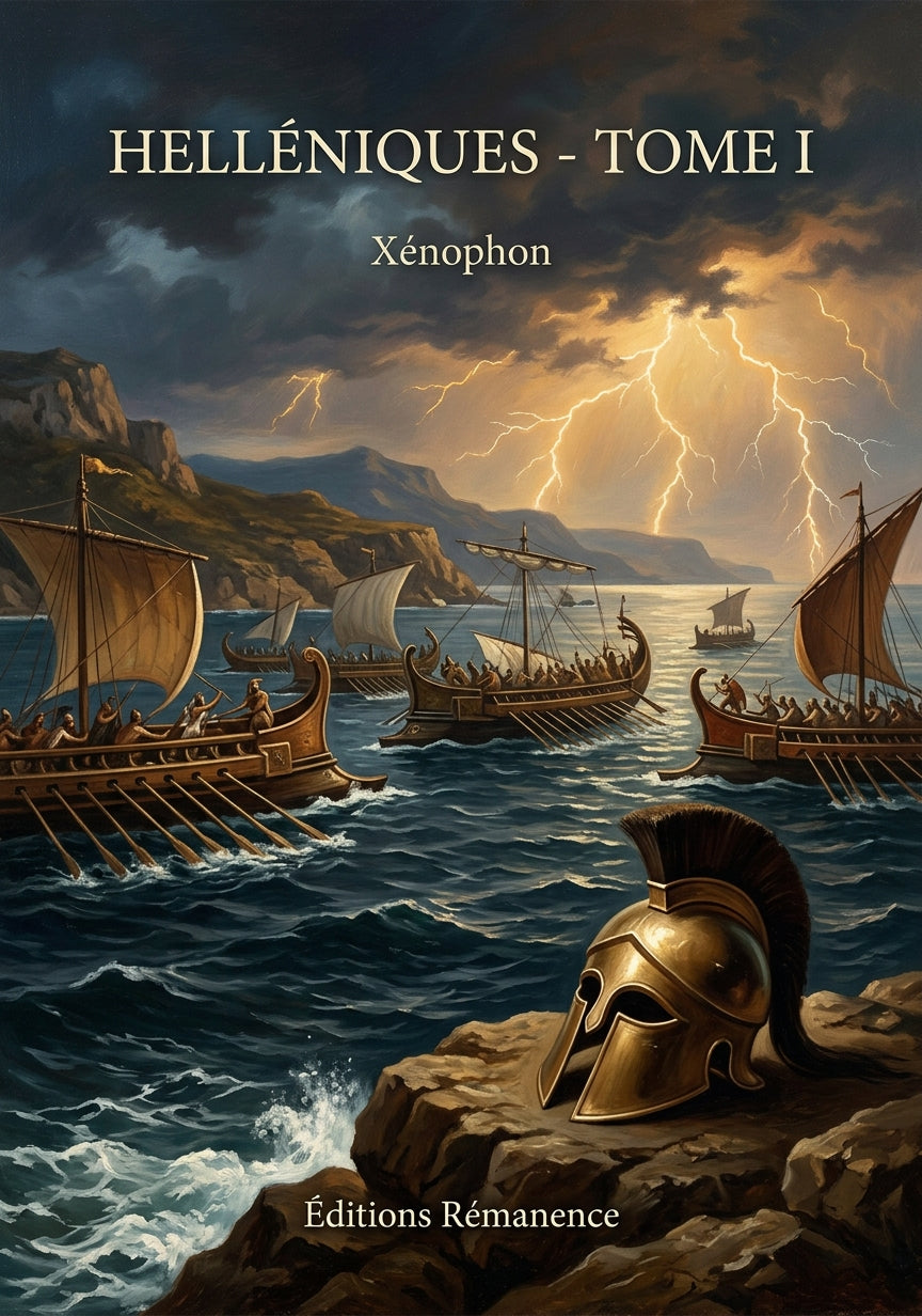 Livre Helléniques - Tome I par Xénophon - Couverture - Editions Remanence