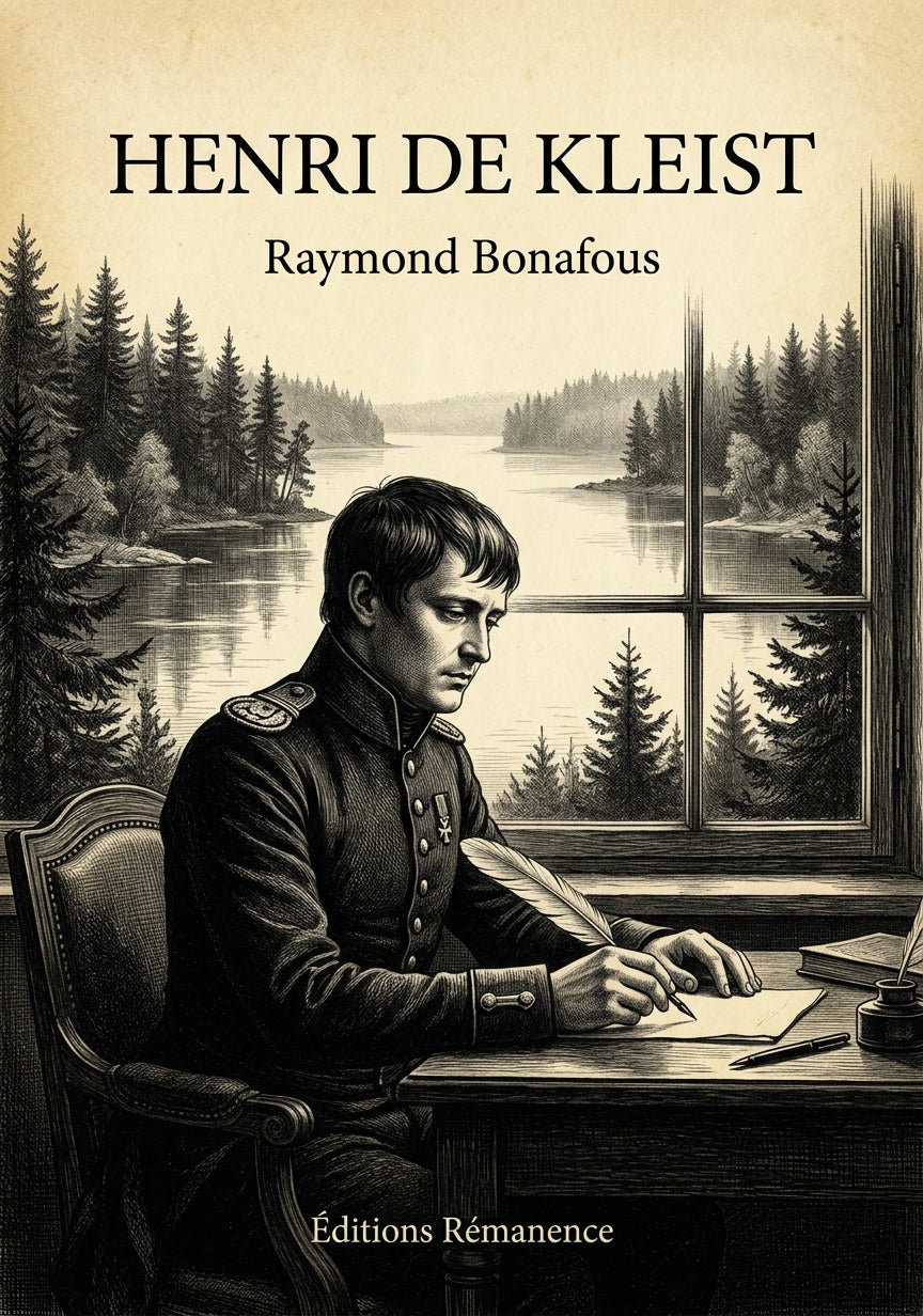 Livre Henri de Kleist par Raymond Bonafous - Couverture - Editions Remanence