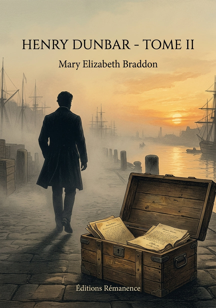 Livre Henry Dunbar - Tome II par Mary Elizabeth Braddon - Couverture - Editions Remanence