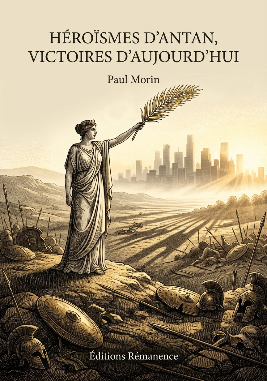Livre Héroïsmes d’antan, victoires d’aujourd’hui par Paul Morin - Couverture - Editions Remanence