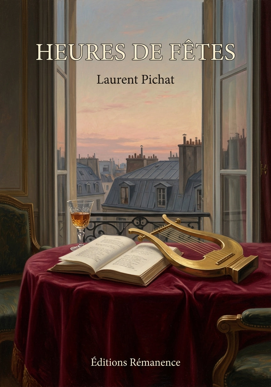 Livre Heures de fêtes par Laurent Pichat - Couverture - Editions Remanence