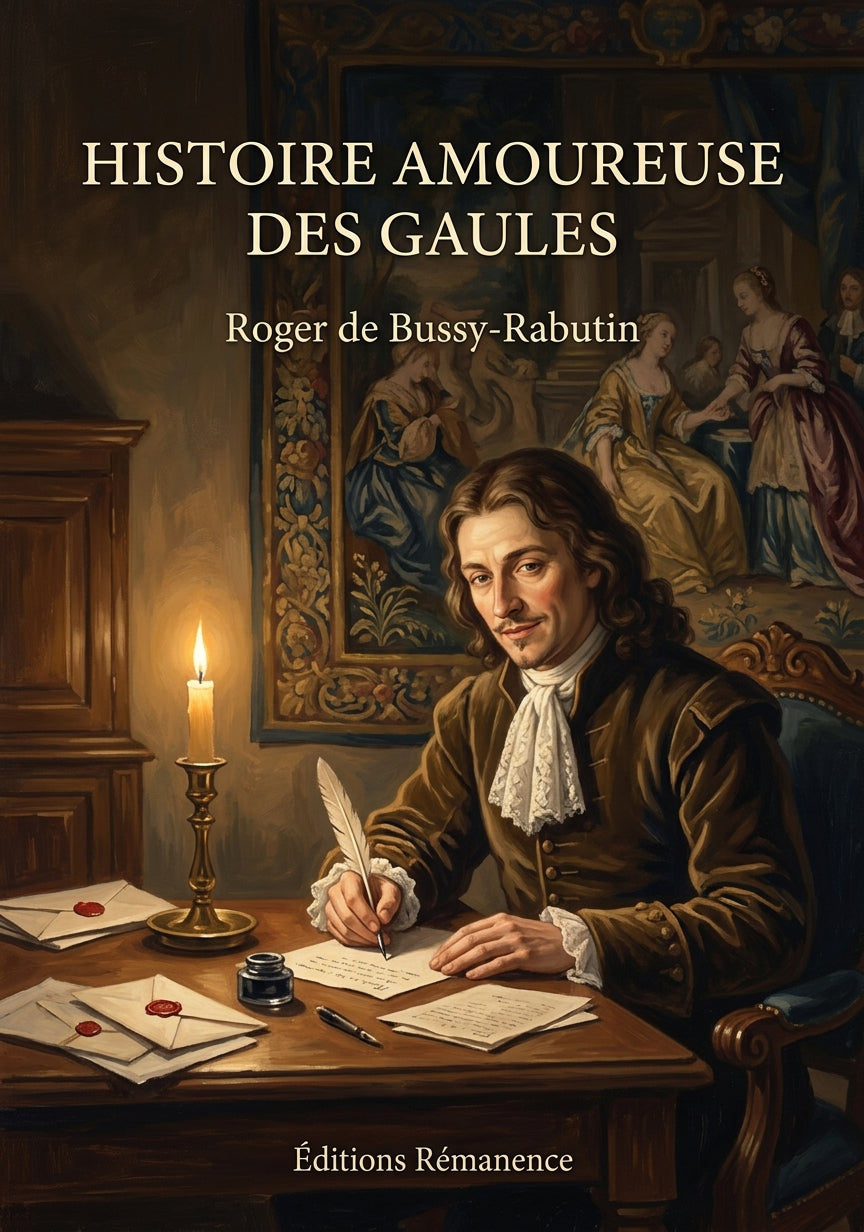 Livre Histoire amoureuse des Gaules par Roger de Bussy-Rabutin - Couverture - Editions Remanence