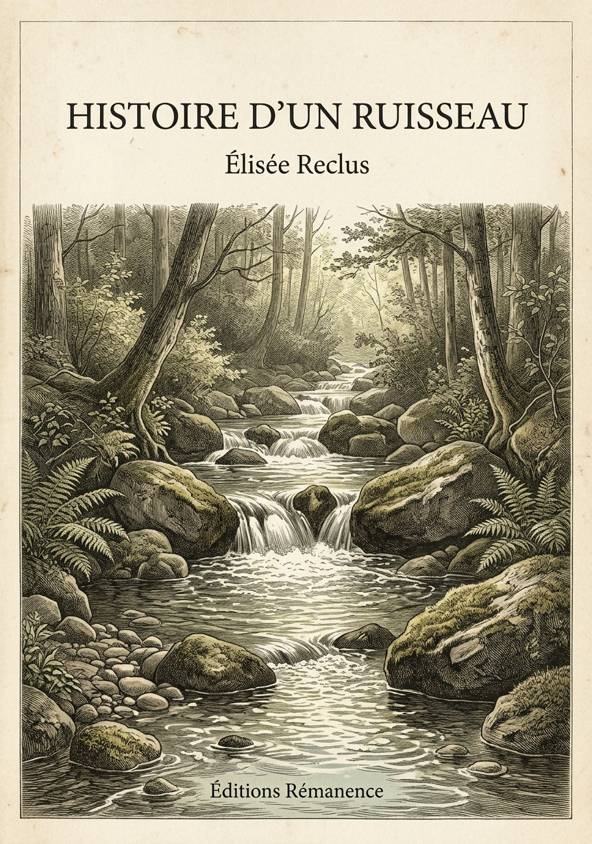 Histoire d'un ruisseau - Élisée Reclus (Couverture)